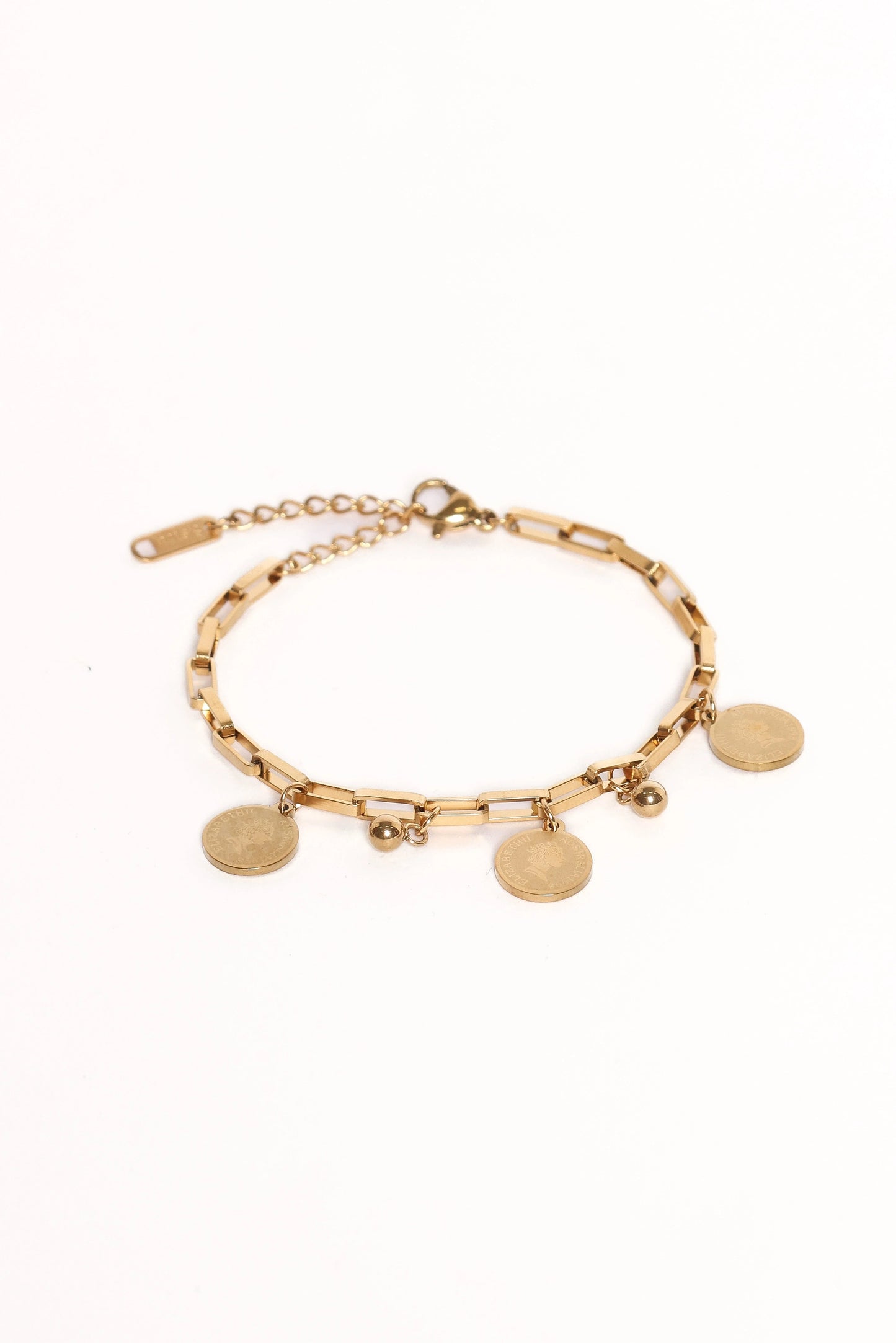 Amelie Coin-Charms Link Bracelet