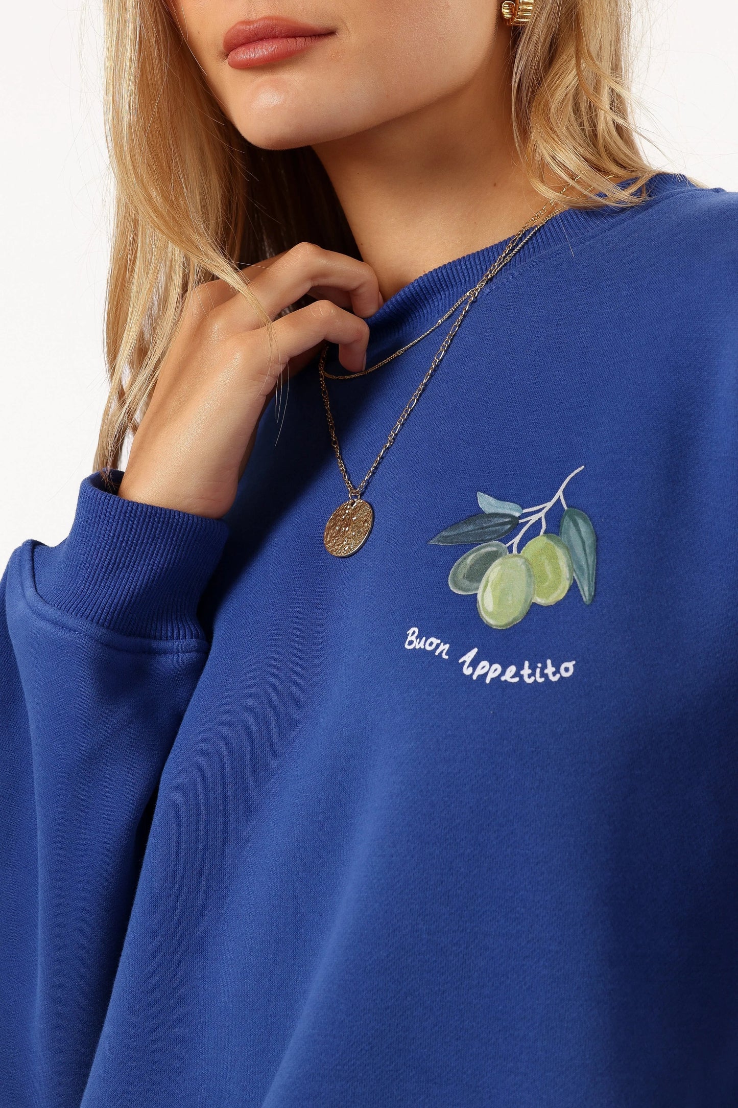 Buon Appetito Graphic Crewneck Sweatshirt