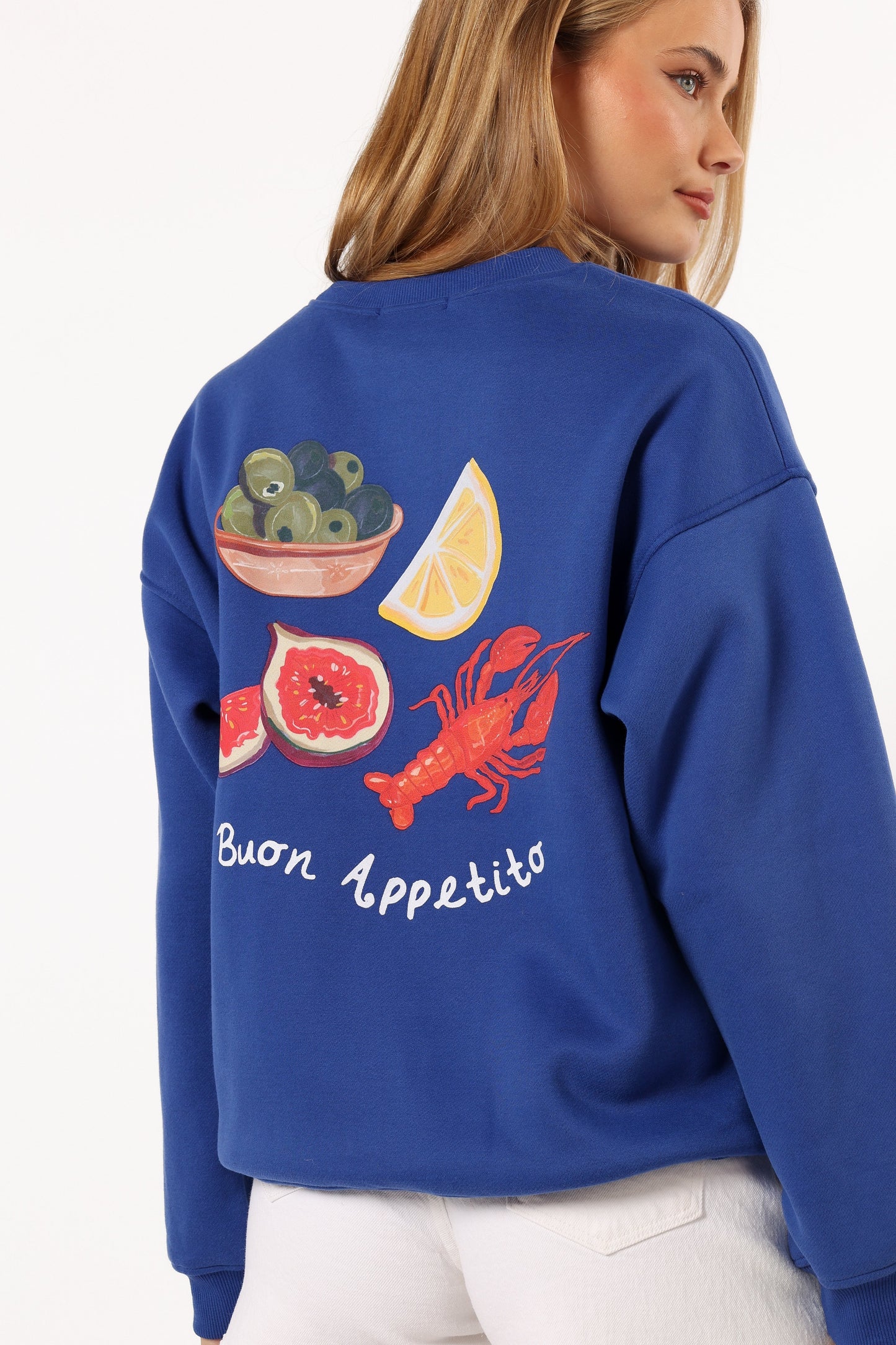 Buon Appetito Graphic Crewneck Sweatshirt