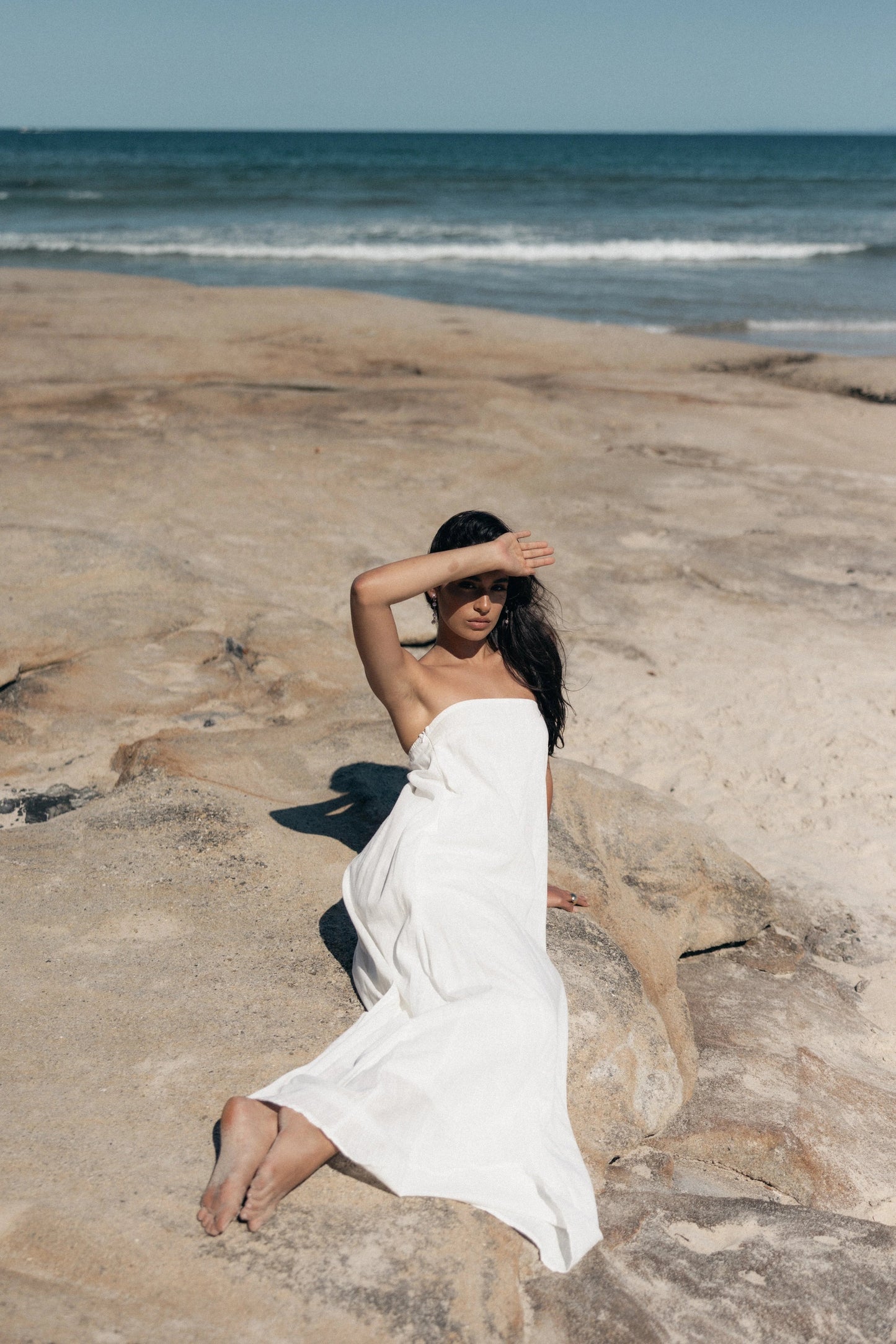 Ciao Bow Strapless Maxi Dress