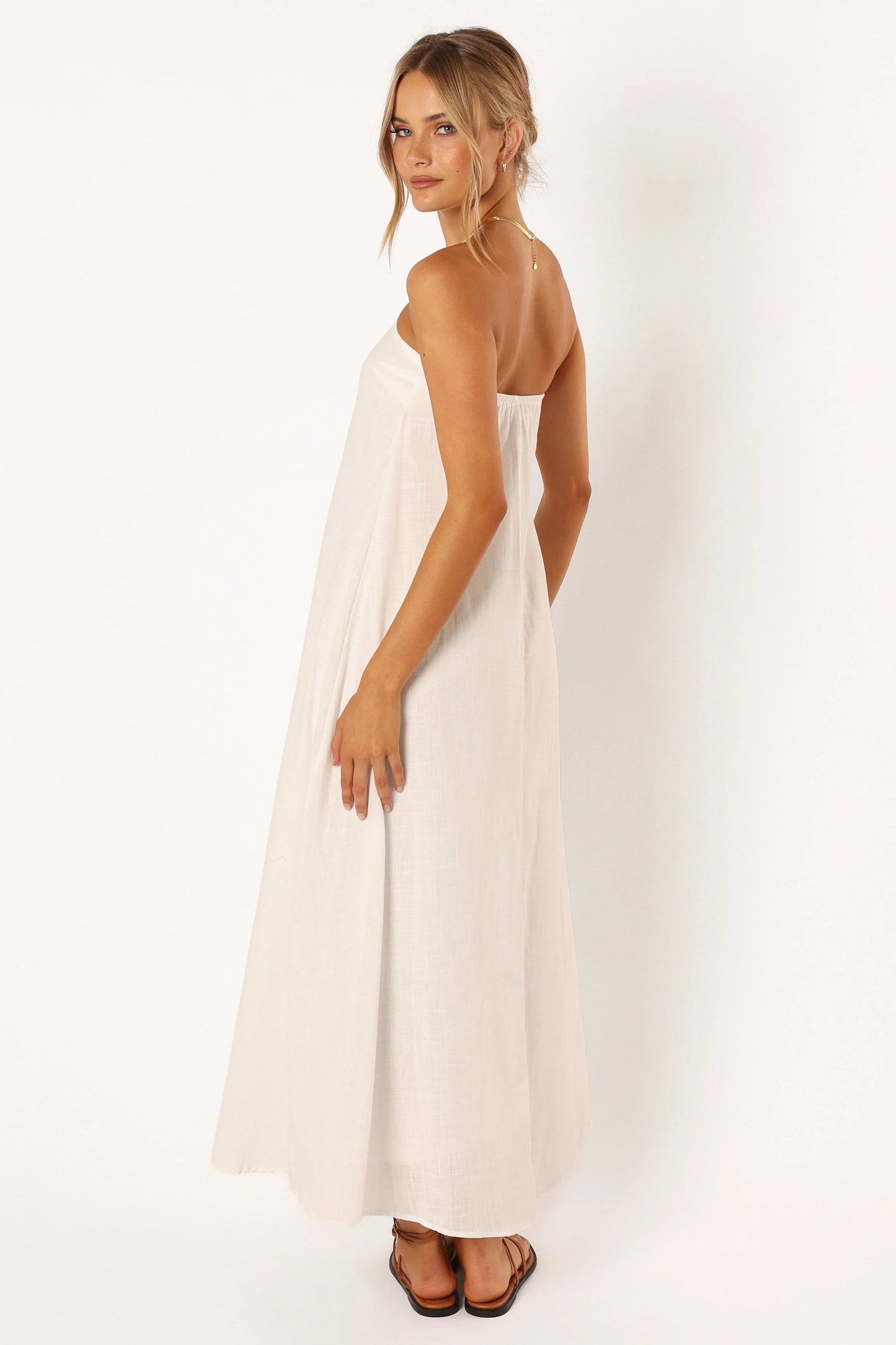 Ciao Bow Strapless Maxi Dress