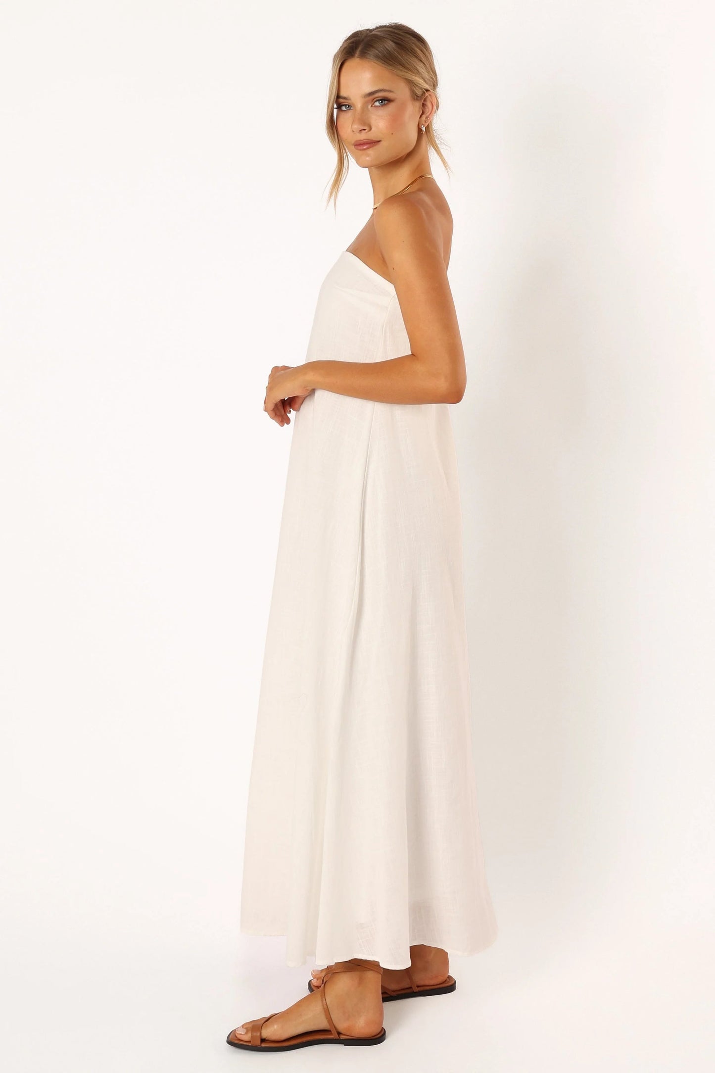 Ciao Bow Strapless Maxi Dress