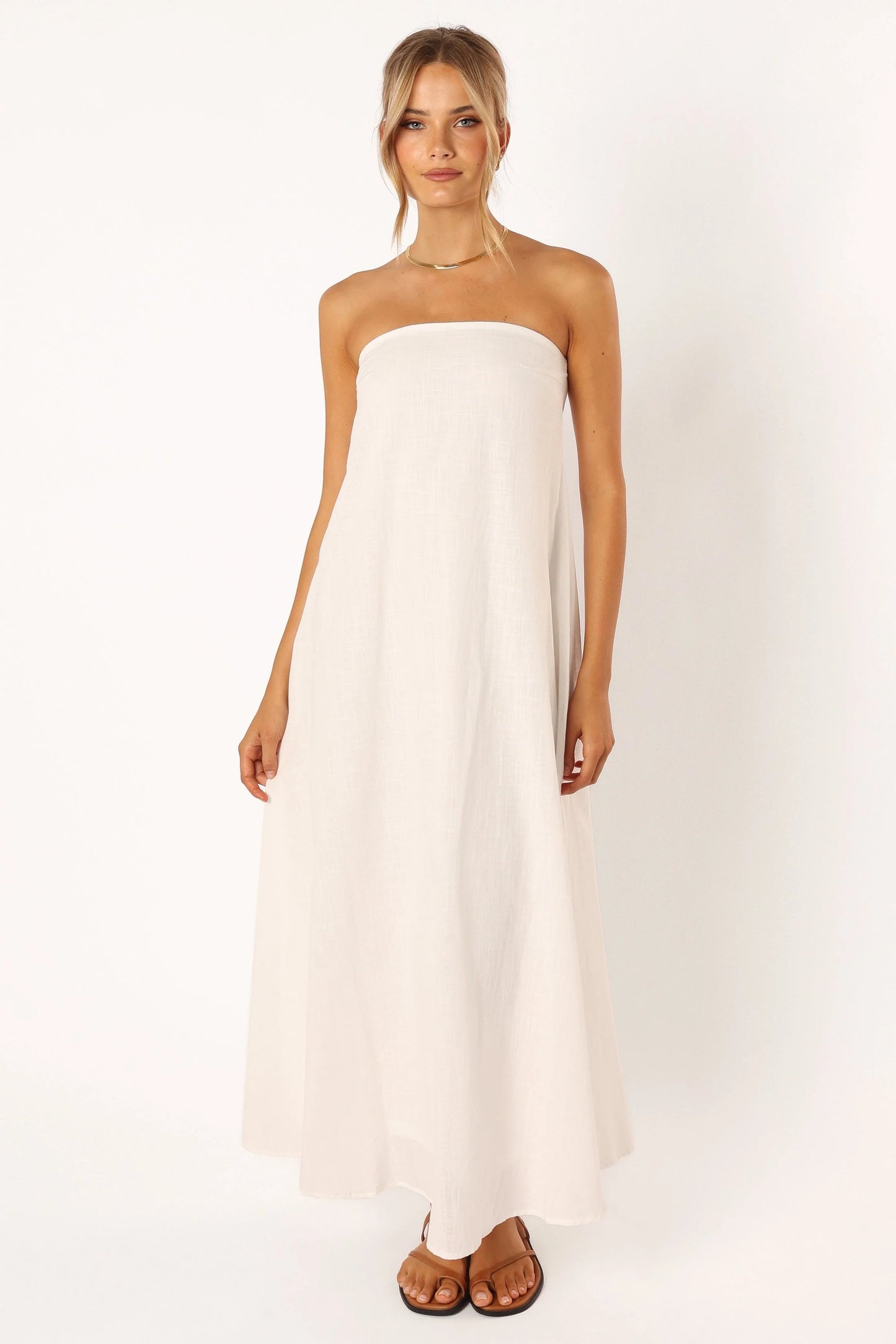 Ciao Bow Strapless Maxi Dress
