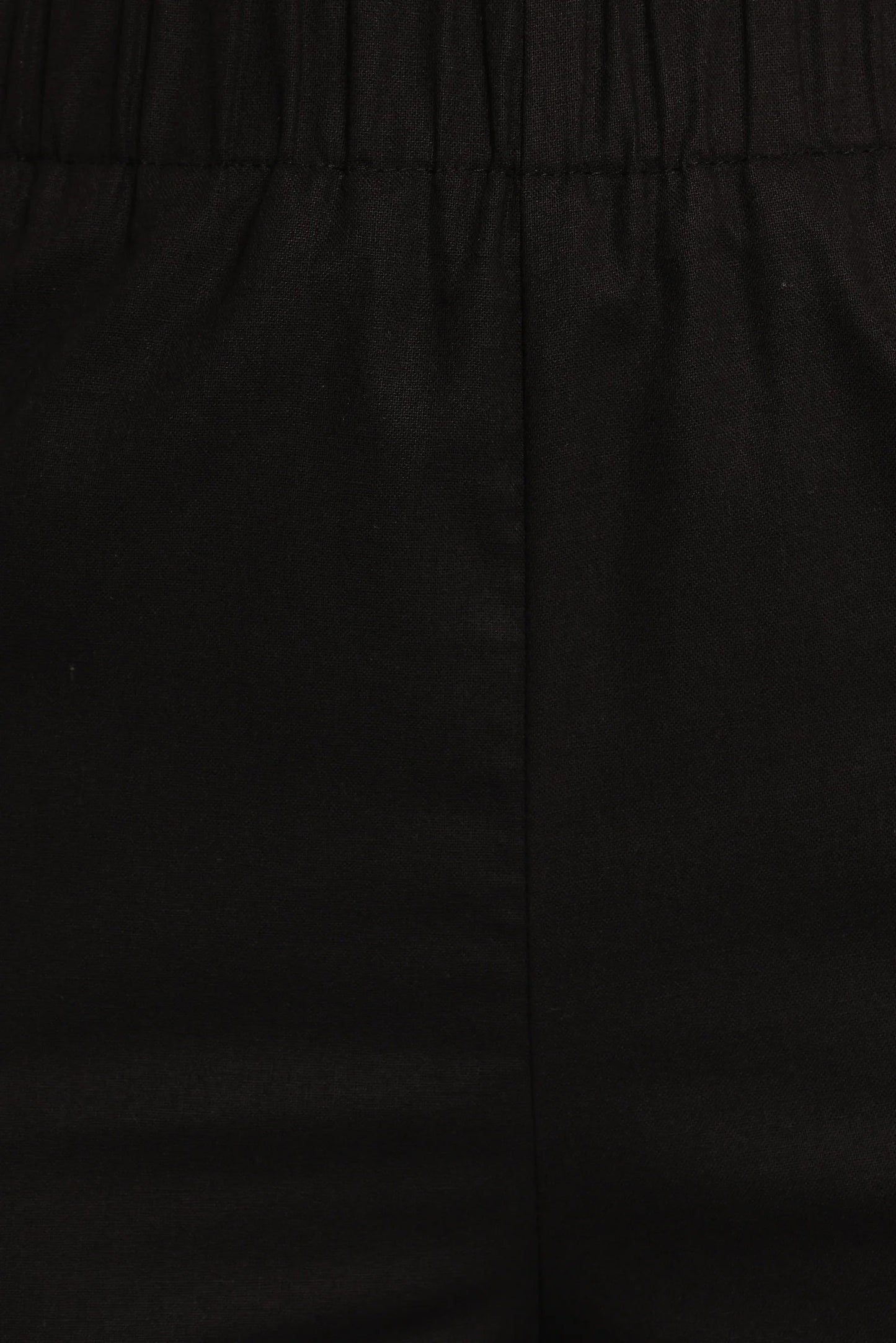 Scallop-Trim High-Waist Straight-Leg Pant