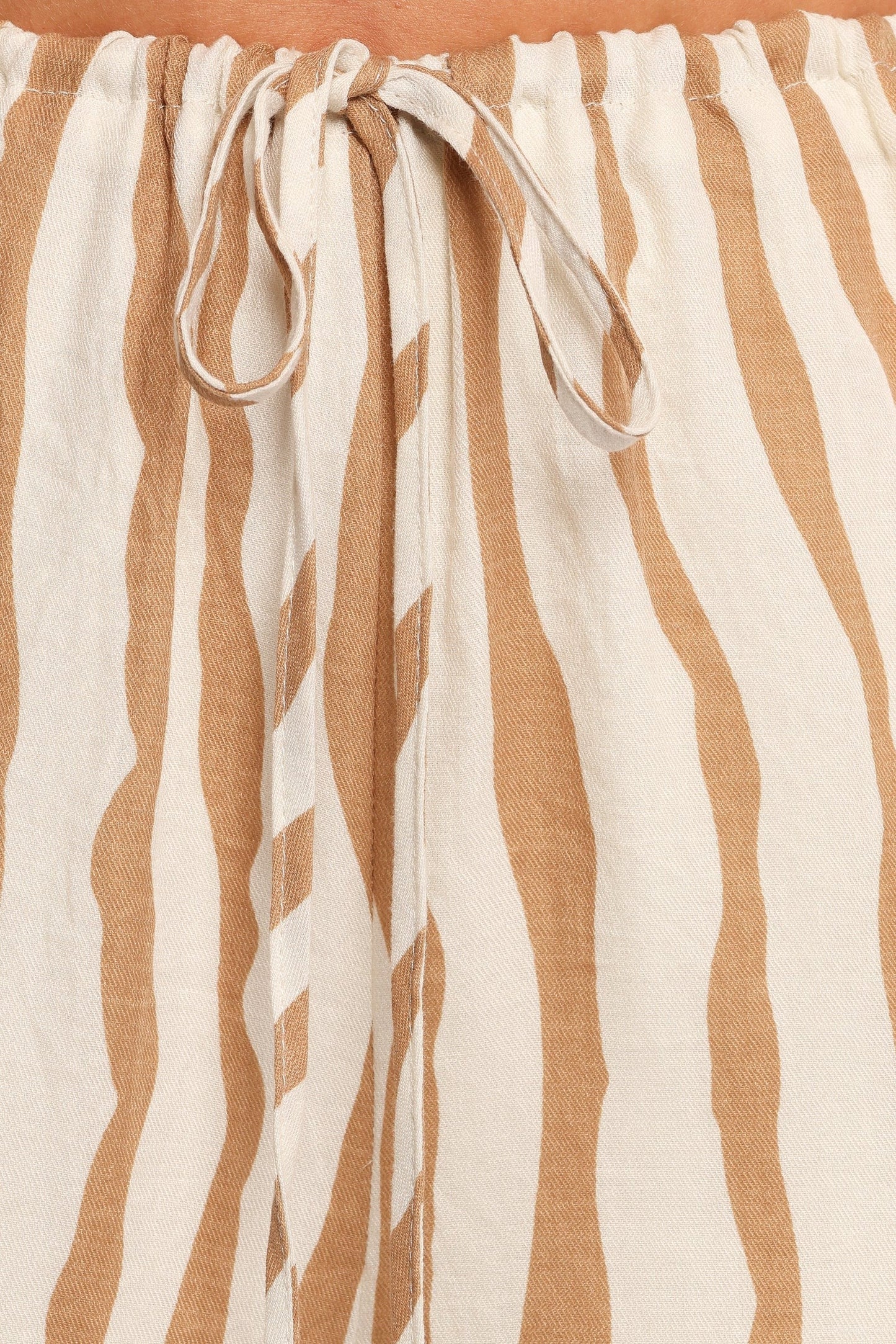 Tie-Front Stripe Vest Top