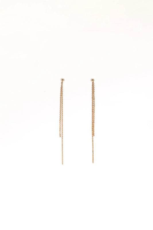 Elegant Long Drop Earrings