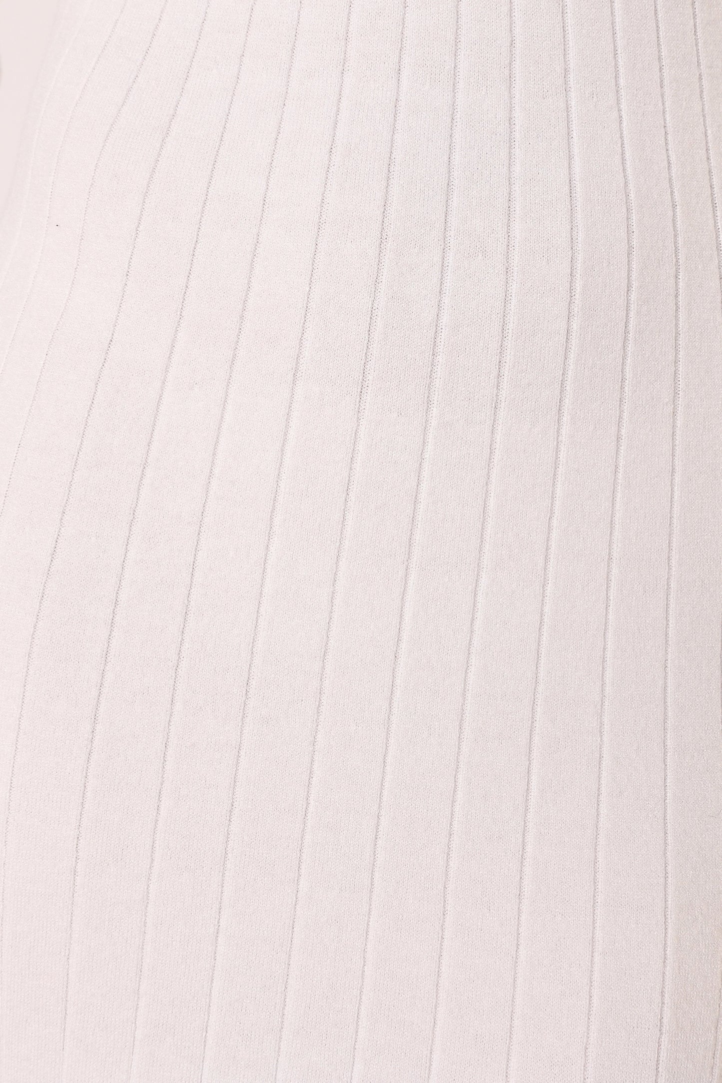 Twist-Knot High-Neck Long-Sleeve Midi Dress